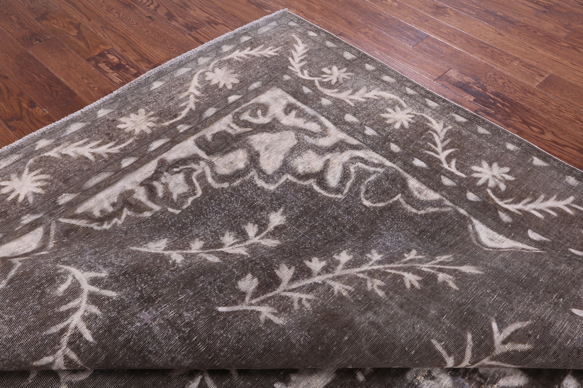 Persian Overdyed Hand-Knotted Wool Rug - 8' 9" X 12' 7" - Golden Nile