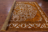 Persian Overdyed Hand Knotted Wool Rug - 9' 6" X 12' 5" - Golden Nile