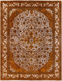 Persian Overdyed Hand Knotted Wool Rug - 9' 6" X 12' 5" - Golden Nile