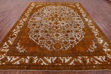 Persian Overdyed Hand Knotted Wool Rug - 9' 6" X 12' 5" - Golden Nile