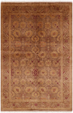 Peshawar Hand Knotted Wool Rug - 5' 10" X 9' 0" - Golden Nile