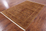 Peshawar Hand Knotted Wool Rug - 5' 10" X 9' 0" - Golden Nile
