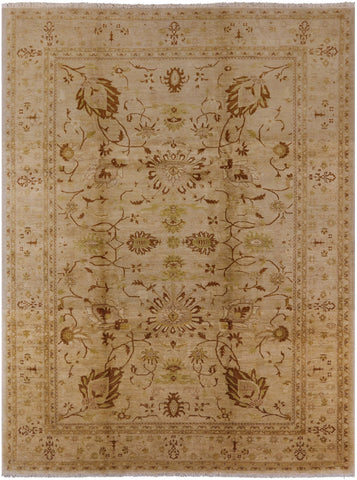 Chobi Peshawar Hand-Knotted Wool Rug - 10' 4