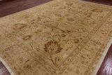 Chobi Peshawar Hand-Knotted Wool Rug - 10' 4" X 13' 9" - Golden Nile