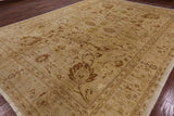 Chobi Peshawar Hand-Knotted Wool Rug - 10' 4" X 13' 9" - Golden Nile