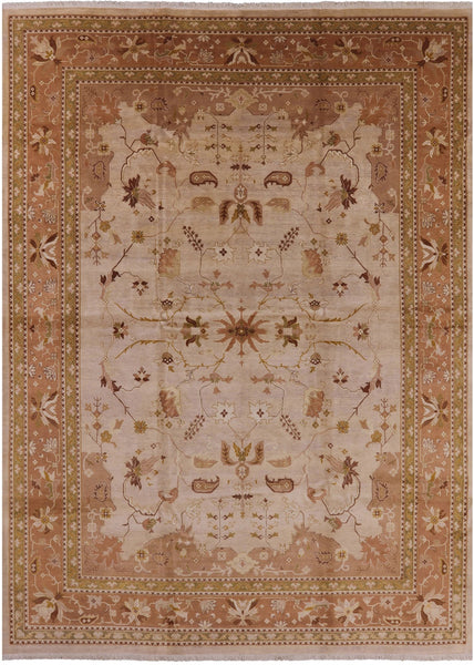 Peshawar Hand Knotted Wool Rug - 10' 3" X 14' 1" - Golden Nile