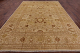 Peshawar Hand Knotted Wool Rug - 9' 1" X 12' 0" - Golden Nile