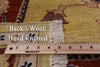 Signed Peshawar Handmade Wool Area Rug - 9' 2" X 11' 10" - Golden Nile