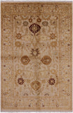 Peshawar Handmade Wool Area Rug - 6' 1" X 9' 0" - Golden Nile