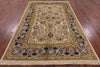 Peshawar Hand Knotted Wool Rug - 6' 0" X 9' 1" - Golden Nile