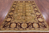 Peshawar Hand Knotted Wool Area Rug - 6' 2" X 9' 0" - Golden Nile