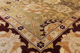 Peshawar Hand Knotted Wool Area Rug - 6' 2" X 9' 0" - Golden Nile