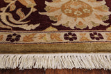 Peshawar Hand Knotted Wool Area Rug - 6' 2" X 9' 0" - Golden Nile