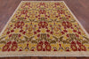 William Morris Hand Knotted Wool Area Rug - 4' 10" X 7' 9" - Golden Nile