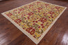 William Morris Hand Knotted Wool Area Rug - 4' 10" X 7' 9" - Golden Nile