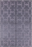 Moroccan Flat Weave Wool Rug - 6' 1" X 9' 1" - Golden Nile