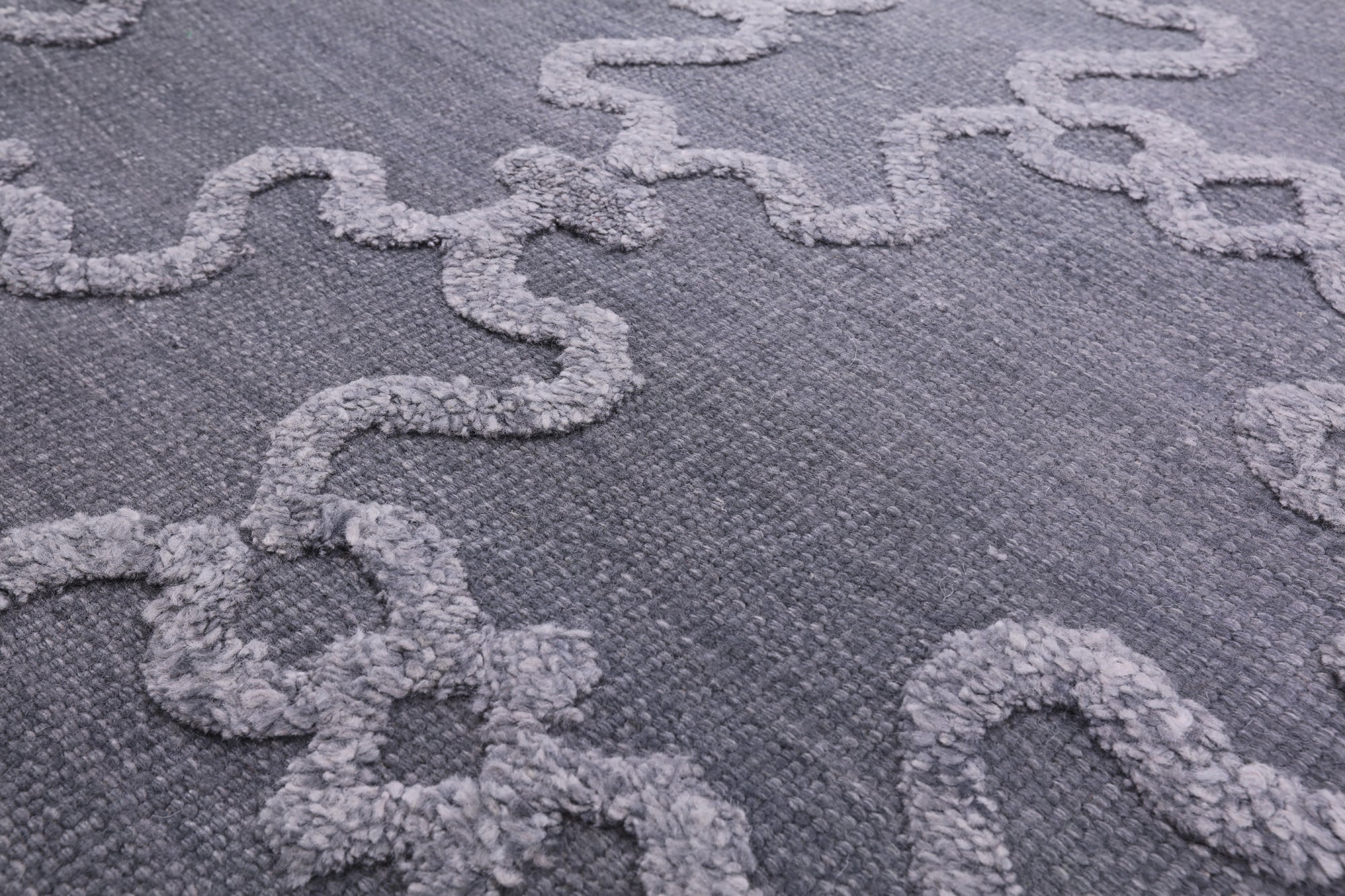 Moroccan Flat Weave Wool Rug - 6' 1" X 9' 1" - Golden Nile