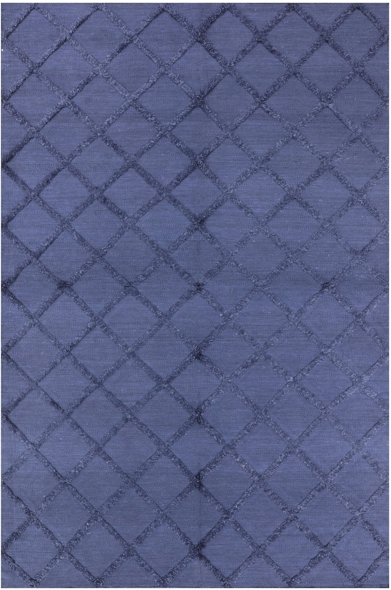 Moroccan Flat Weave Wool Rug - 6' 1" X 9' 1" - Golden Nile