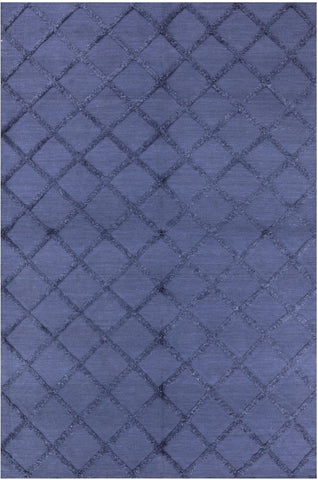 Moroccan Flat Weave Wool Rug - 6' 1