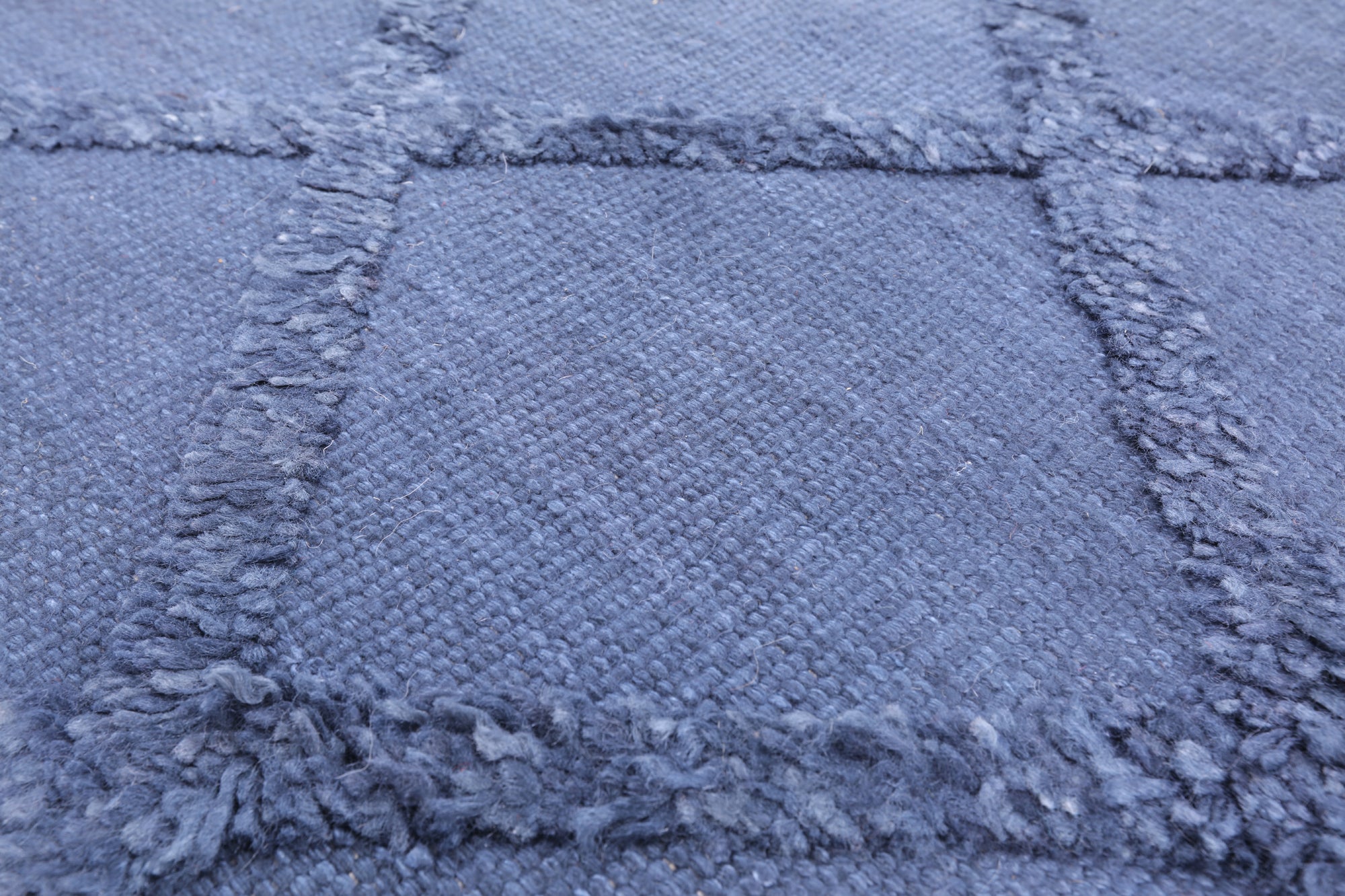Moroccan Flat Weave Wool Rug - 6' 1" X 9' 1" - Golden Nile