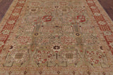 Peshawar Hand Knotted Wool Rug - 8' 1" X 10' 1" - Golden Nile