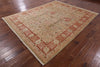 Peshawar Hand Knotted Wool Rug - 8' 1" X 10' 1" - Golden Nile