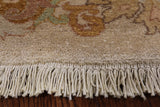 Ivory Peshawar Handmade Wool Rug - 8' 10" X 12' 1" - Golden Nile