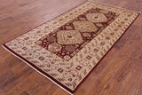 Peshawar Hand Knotted Rug - 4' 4" X 8' 1" - Golden Nile