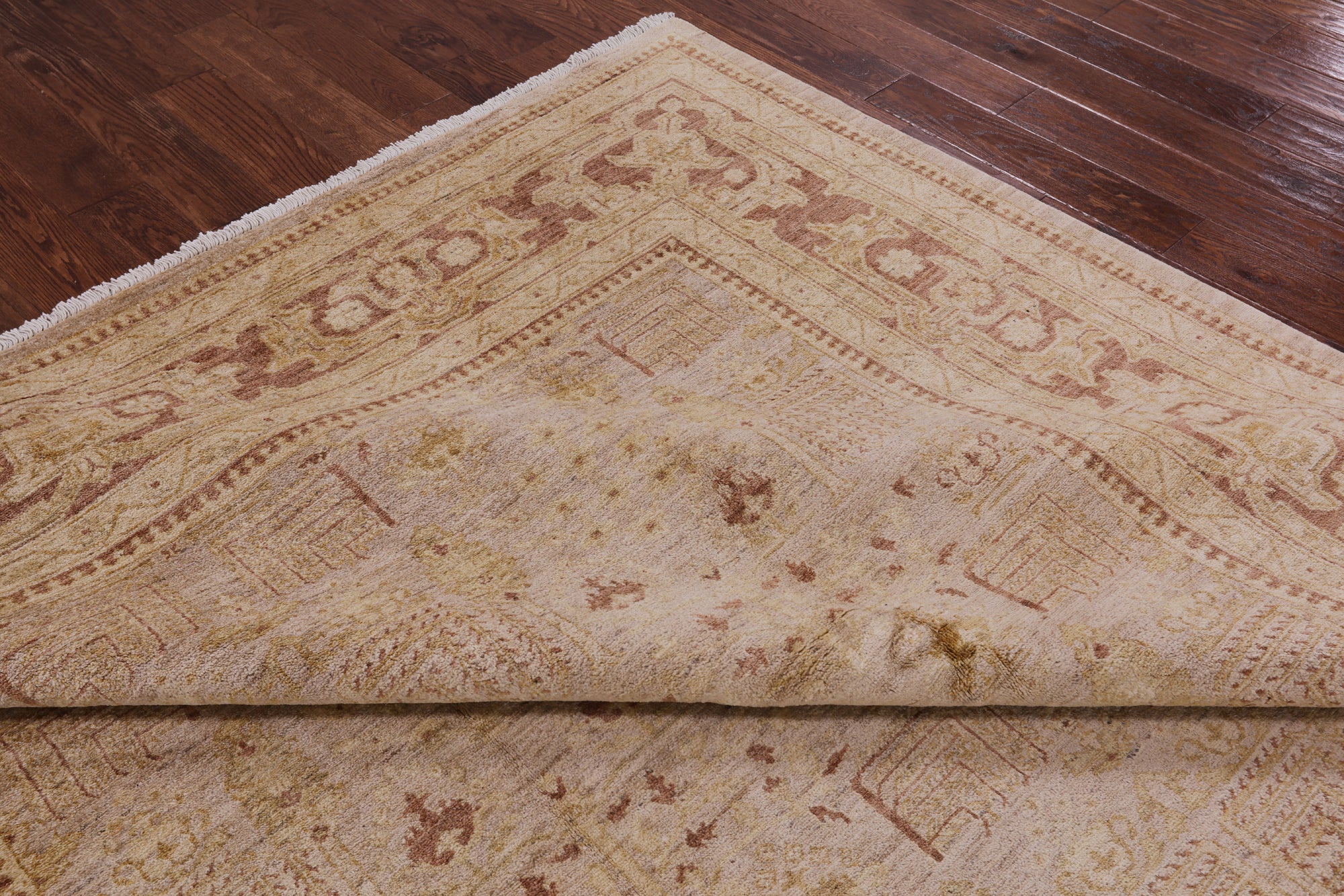 Persian Ziegler Hand Knotted Wool Rug - 9' 1" X 11' 10" - Golden Nile