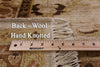 Signed Peshawar Handmade Wool Rug - 9' 0" X 11' 8" - Golden Nile
