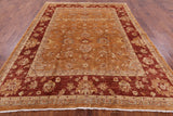 Chobi Peshawar Handmade Rug - 8' X 9' 10" - Golden Nile