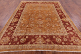 Chobi Peshawar Handmade Rug - 8' X 9' 10" - Golden Nile