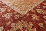 Chobi Peshawar Handmade Rug - 8' X 9' 10" - Golden Nile