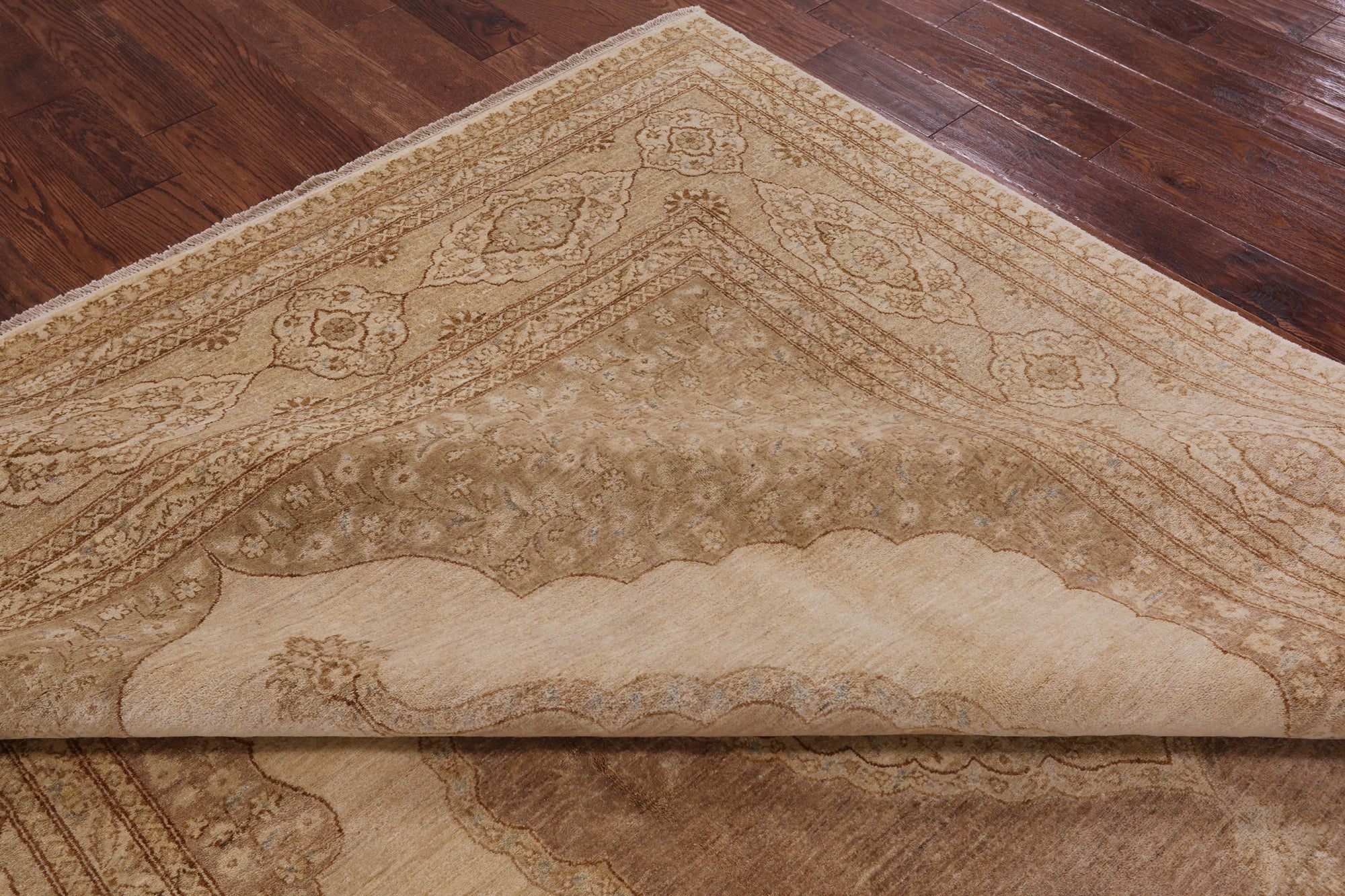 Persian Tabriz Hand Knotted Wool Rug - 8' 1" X 10' 3" - Golden Nile