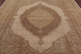 Persian Tabriz Hand Knotted Wool Rug - 8' 1" X 10' 3" - Golden Nile