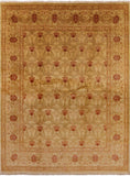 William Morris Handmade Wool Area Rug - 8' 1" X 10' 5" - Golden Nile