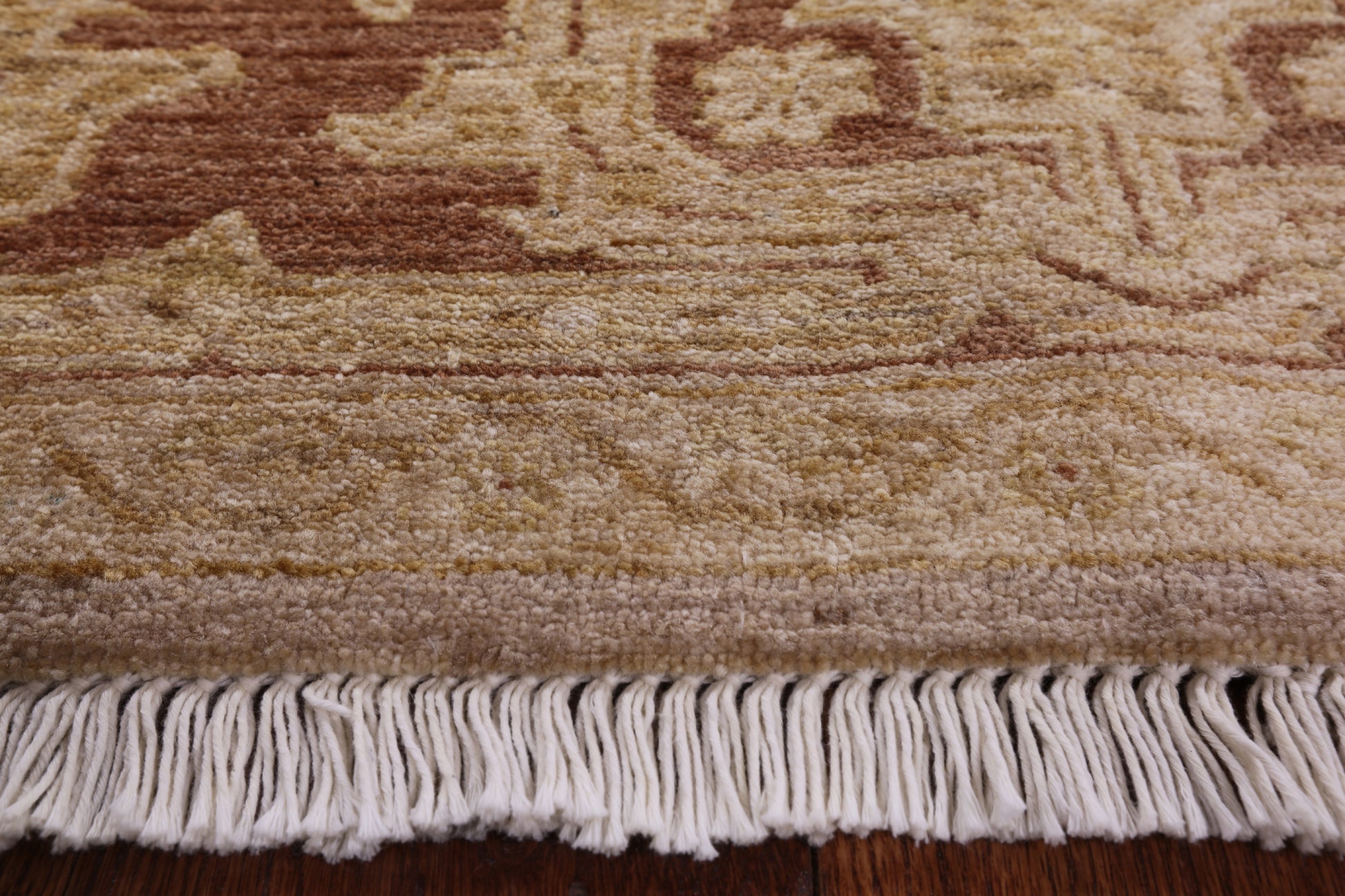 Peshawar Hand-Knotted Wool Rug - 6' 2" X 9' 0" - Golden Nile