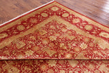 Red Peshawar Handmade Wool Rug - 9' 10" X 13' 6" - Golden Nile