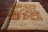 Peshawar Handmade Wool Area Rug - 9' 2" X 12' 2" - Golden Nile