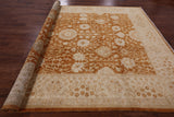 Peshawar Handmade Wool Area Rug - 9' 2" X 12' 2" - Golden Nile