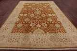 Peshawar Handmade Wool Area Rug - 9' 2" X 12' 2" - Golden Nile