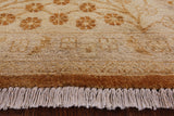 Peshawar Handmade Wool Area Rug - 9' 2" X 12' 2" - Golden Nile
