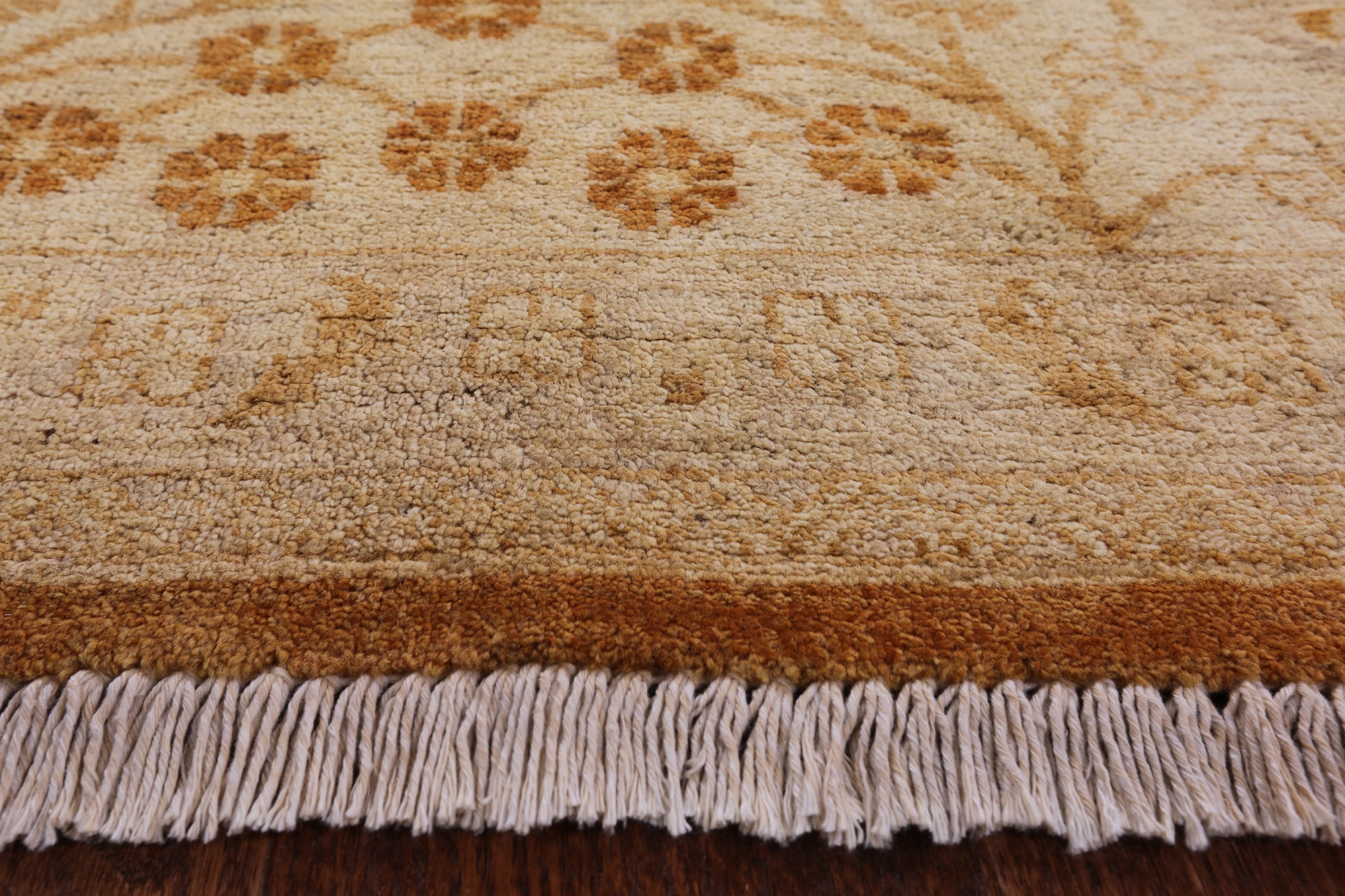 Peshawar Handmade Wool Area Rug - 9' 2" X 12' 2" - Golden Nile