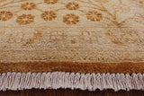 Peshawar Handmade Wool Area Rug - 9' 2" X 12' 2" - Golden Nile