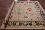 Peshawar Hand Knotted Wool Rug - 7' 10" X 10' 1" - Golden Nile