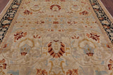Peshawar Hand Knotted Wool Rug - 7' 10" X 10' 1" - Golden Nile