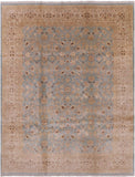 Peshawar Hand Knotted Rug - 8' 1" X 10' 2" - Golden Nile