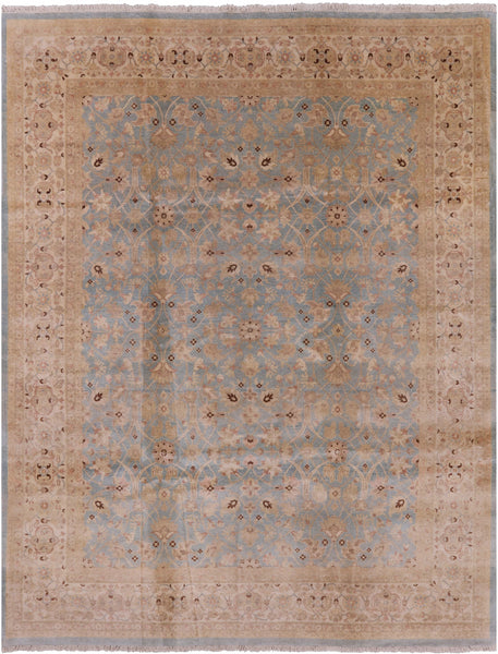 Peshawar Hand Knotted Rug - 8' 1" X 10' 2" - Golden Nile