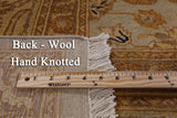 Peshawar Hand-Knotted Wool Rug - 8' 1" X 10' 4" - Golden Nile