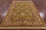 Peshawar Hand Knotted Wool Rug - 6' 1" X 8' 10" - Golden Nile